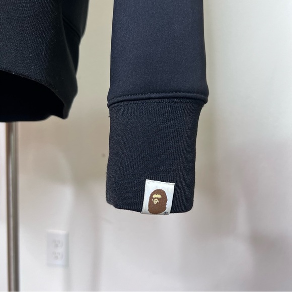 Bape Performance Black Zip Up Hoodie - Picture 4 of 8